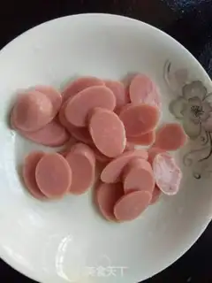 Make A thousand radish ham sausages step 4