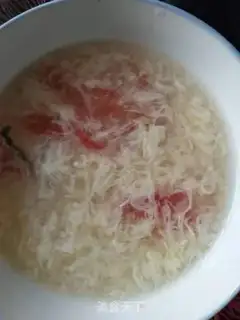 Make Homemade egg soup step 2