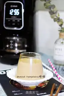 Make Red tea, red sugar, pearl milk step 11