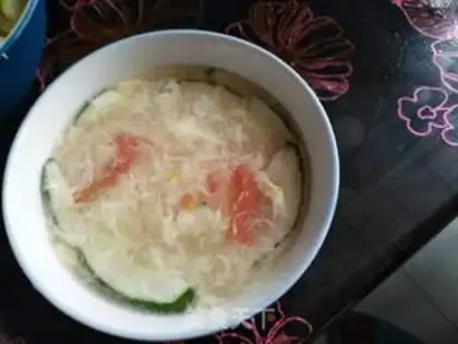 Make Homemade egg soup step 3