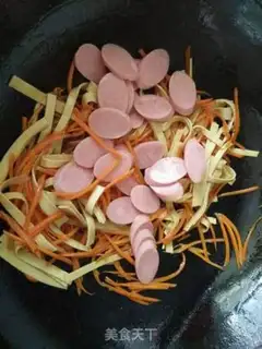 Make A thousand radish ham sausages step 10