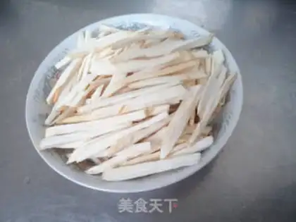 Make Fish apricot mushroom step 1