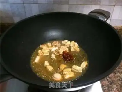 Make Celery peppers blow up squid step 5