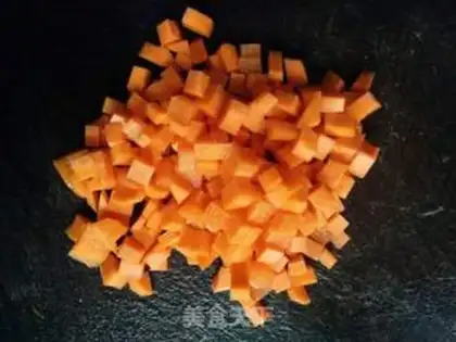 Make Carrot, dry shrimp step 1