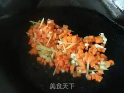 Make Carrot, dry shrimp step 6