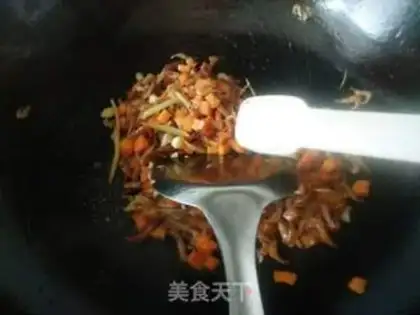 Make Carrot, dry shrimp step 10