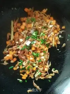 Make Carrot, dry shrimp step 12