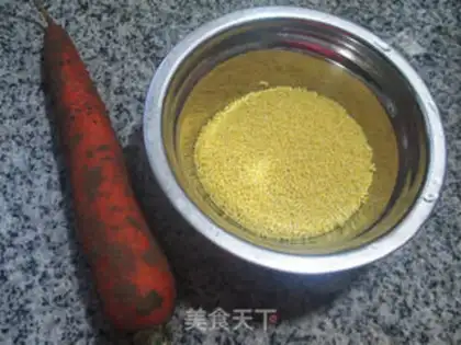 Make Carrot rice porridge step 0