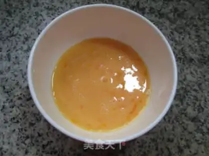 Make Duck egg onion fried rice powder step 1