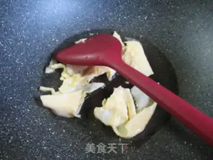 Make Duck egg onion fried rice powder step 2