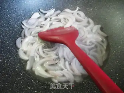 Make Duck egg onion fried rice powder step 4