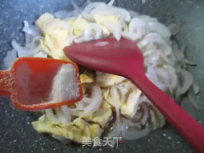 Make Duck egg onion fried rice powder step 7