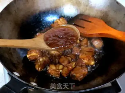 Make Suck on the plum sauce ribs step 7