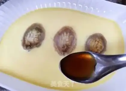 Make Abalone steamed eggs step 8