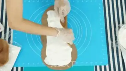 Make Dirty towel rolls step 7