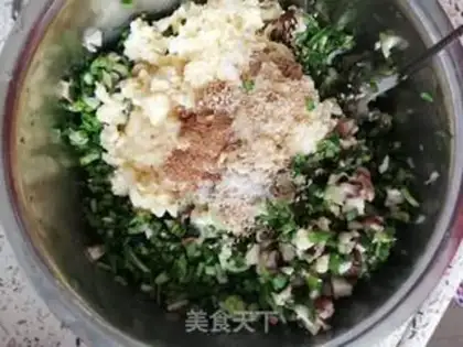 Make Sour dumplings step 1