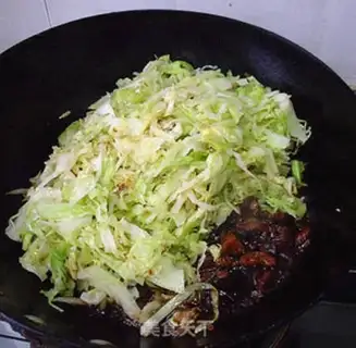 Make Powdered cabbage step 5