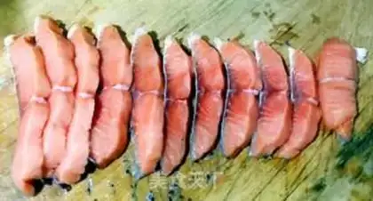 Make Souffle salmon step 1