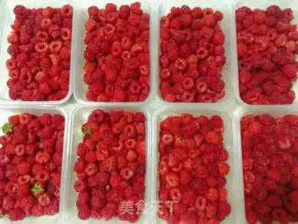 Make Raspberry jam step 1