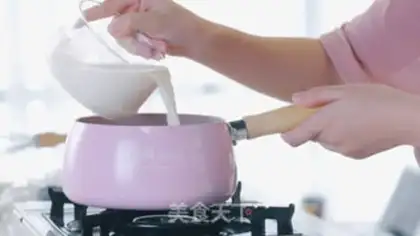 Make Tea pudding step 1