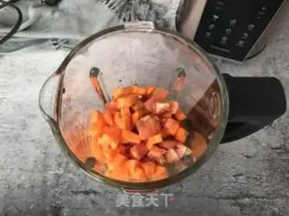 Make Carrot tomato silver ear open step 2