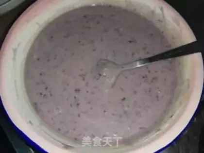 Make Blue steam cake step 6