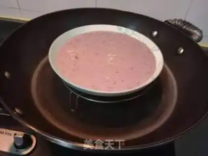 Make Blue steam cake step 7