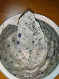 Make Blue steam cake step 8