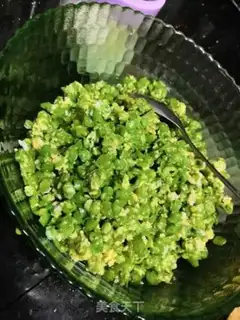 Make Bean-bean egg fan dumplings step 5