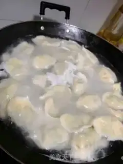 Make Bean-bean egg fan dumplings step 9