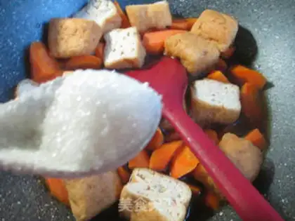 Make Carrot tofu step 5