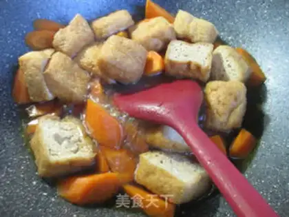 Make Carrot tofu step 6