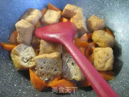 Make Carrot tofu step 7