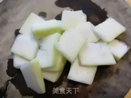 Make Wintermelon, shrimp step 2