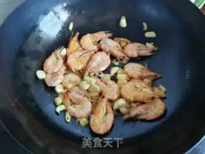 Make Wintermelon, shrimp step 3