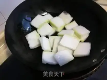 Make Wintermelon, shrimp step 5