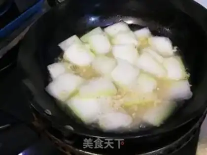 Make Wintermelon, shrimp step 6