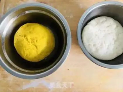 Make Double pumpkin buns step 6