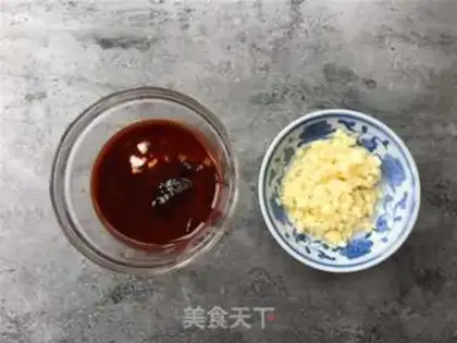 Make Garlic soybeans step 2