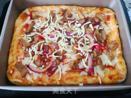 Make Barbecue pizza step 10