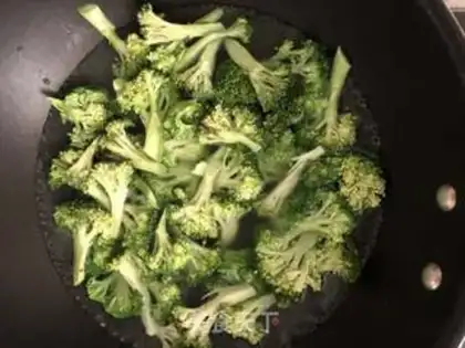 Make Clear the broccoli step 2