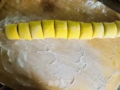 Make Double pumpkin buns step 11