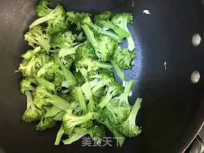 Make Clear the broccoli step 4