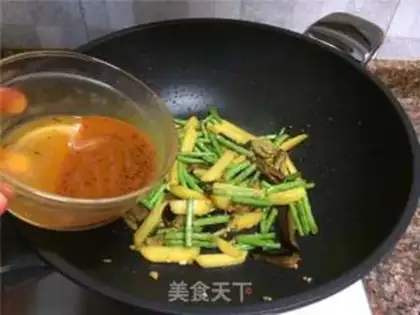 Make Garlic soybeans step 9