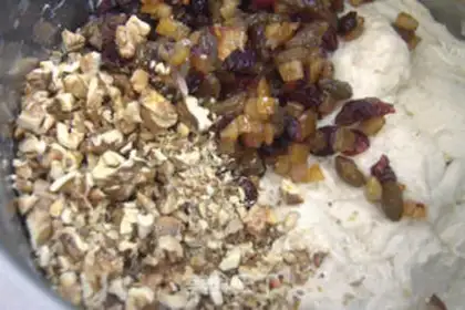 Make Oatmeal walnut soft omelet step 4