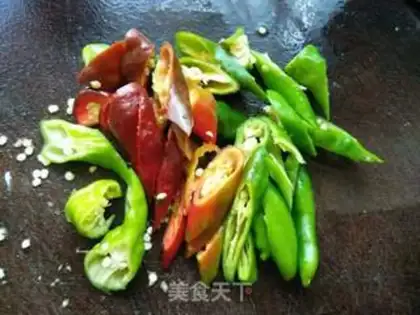Make Cream pepper stew step 3