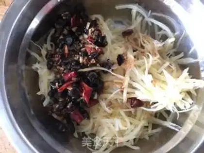 Make Soybeans with potatoes step 5