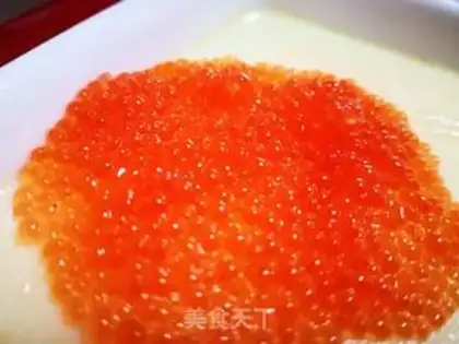 Make Caviar steamed eggs step 4