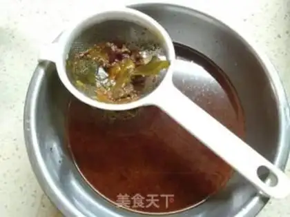 Make Red beef noodles step 12