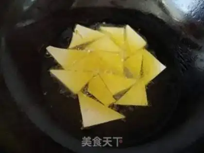 Make Tofu-dry, black-mole potatoes step 7
